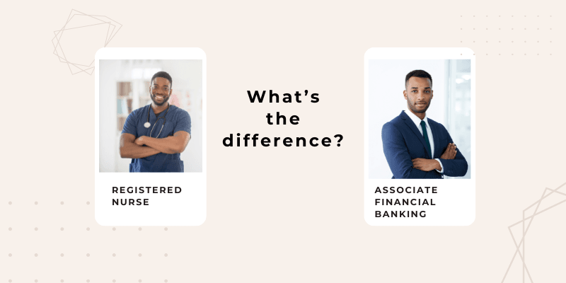 Comparison chart showing differences between nurse resumes and corporate resumes - highlighting clinical focus vs business metrics