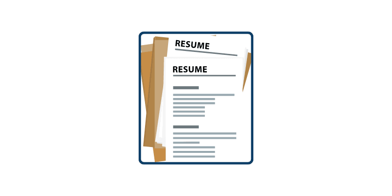 Structured outline of a professional nurse resume showing proper sections and formatting